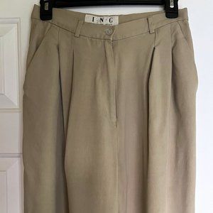 I.N.C Silk Wide Leg Pants size 8